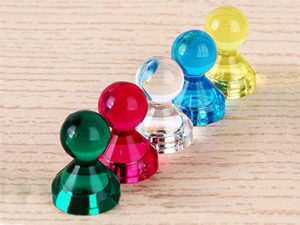 Magnetic pushpins with colorful plastic shells_C series Magnetic pushpins with colorful plastic shells_C series