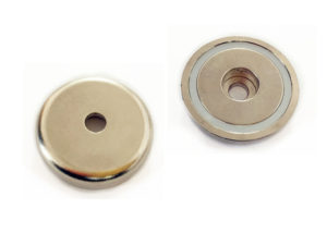 Neodymium pot magnets with step holes_SB series Neodymium pot magnets with step holes_SB series