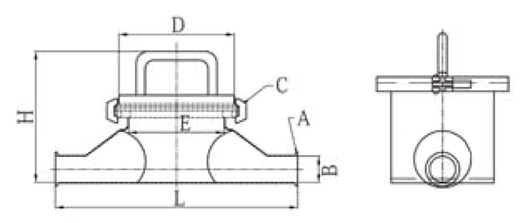 Magnetic Liquid Traps With Clamp Connection (B Type) Size Magnetic Liquid Traps With Clamp Connection (B Type) Size