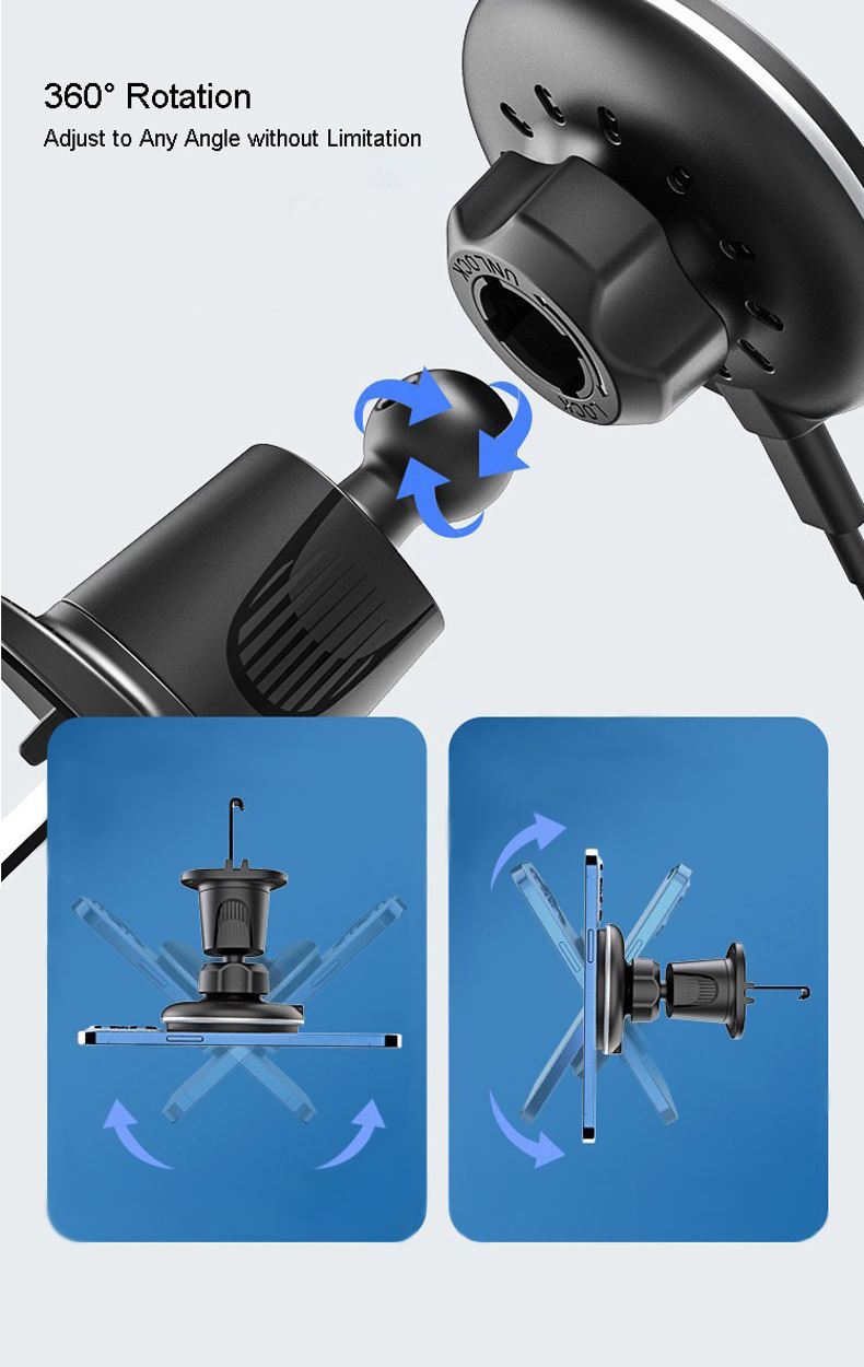 Wireless charging magnetic phone holder_MPH20_12