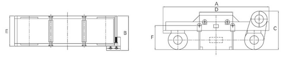 Cross Belt Magnetic Separator Size