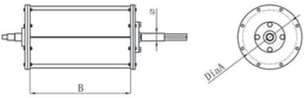 Half Magnetic Roller Size