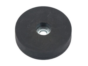 Neodymium Rubber Coated Magnet with Double-Sided Counterbore_NRBE