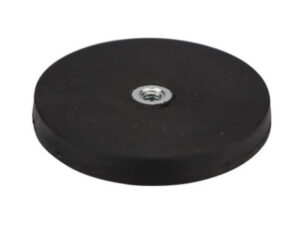 Neodymium Rubber Coated Magnet with Internal Thread_NRBC