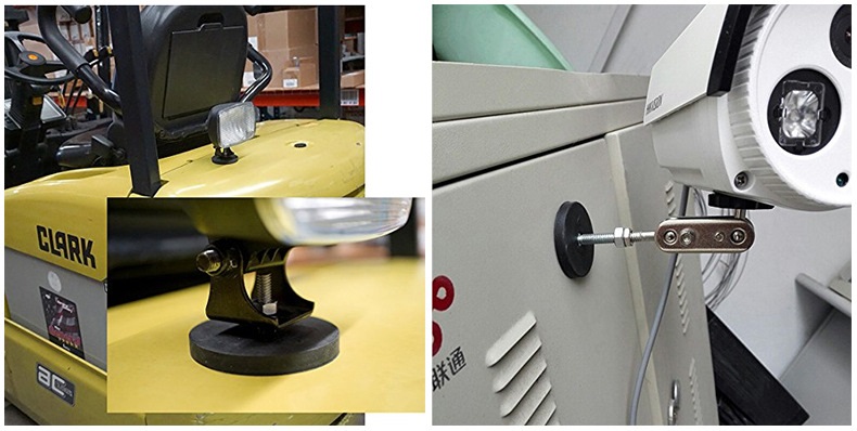 Rubber coated magnets applications